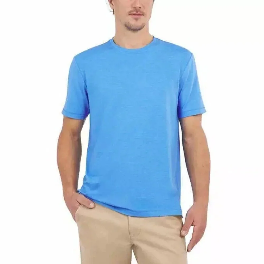 NWOT Lands' End Men's M Blue Crew Neck T-Shirt